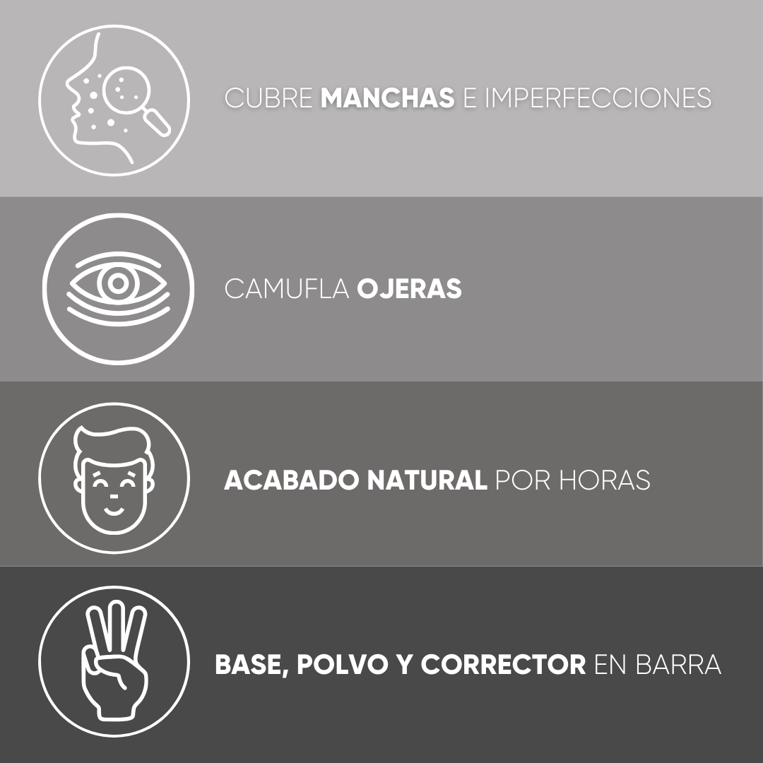 corrector de ojeras para hombres sin sensación pesada