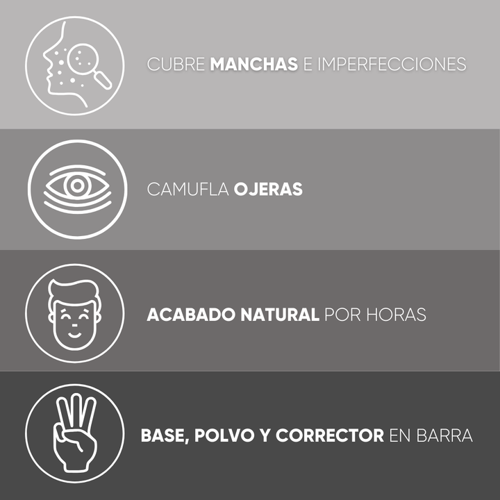 corrector de ojeras para hombres sin sensación pesada