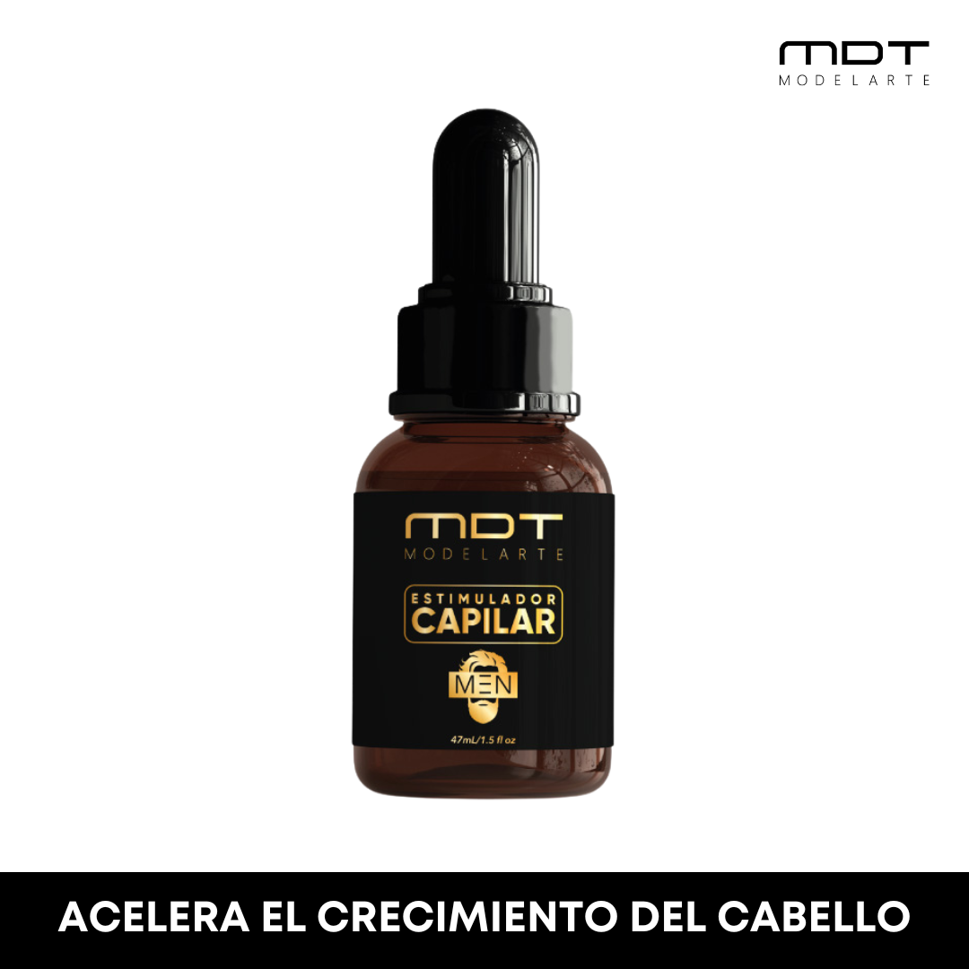 Aceite capilar que estimula el crecimiento de la barba y cabello