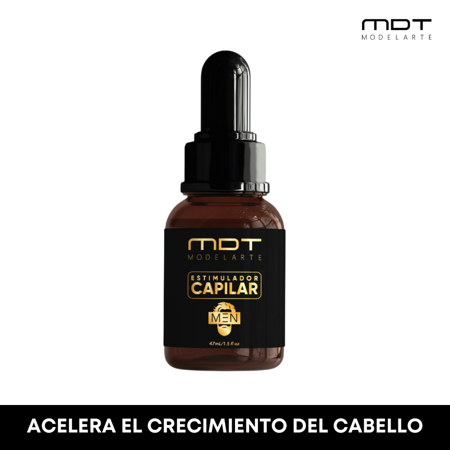 Aceite capilar que estimula el crecimiento de la barba y cabello