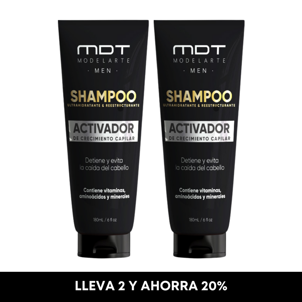 Shampoo para hombres que previene la caída del cabello y barba