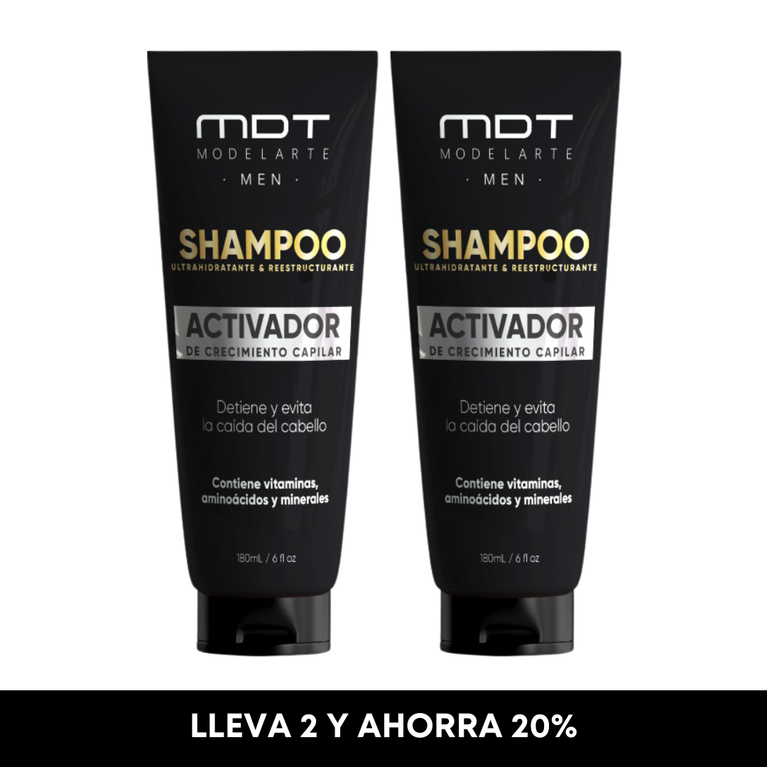 Shampoo para hombres que previene la caída del cabello y barba