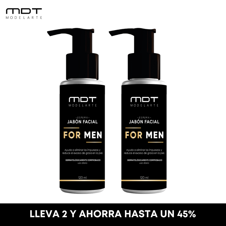 Limpiador facial o jabón facial para hombres para todo tipo de piel