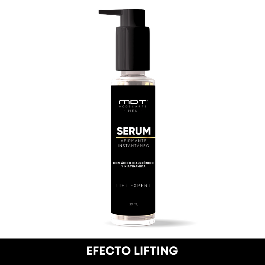 Serum para el rostro para hombres previene las arrugas y líneas de expresión