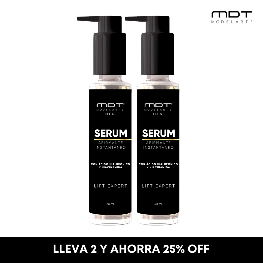 Serum para el rostro para hombres previene las arrugas y líneas de expresión