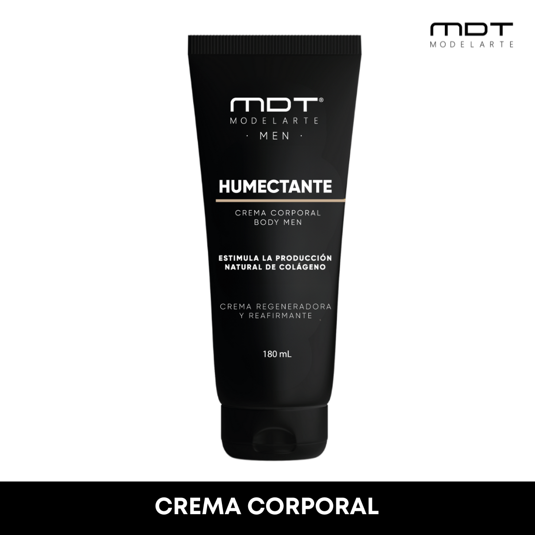 Crema corporal para hombres que aporta hidratación profunda por 24 horas